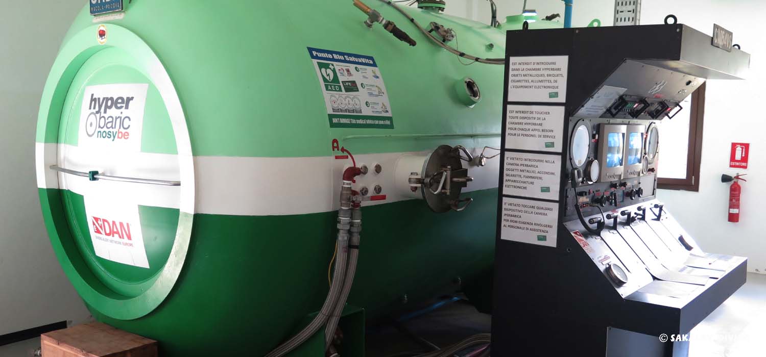 Caisson hyperbare de Nosy Be Madagascar